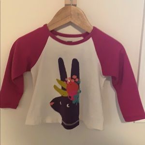 Tea Collection long-sleeved llama tee